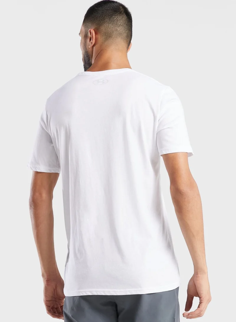 اندر ارمر تيشيرت تيم اشيو وردمارك